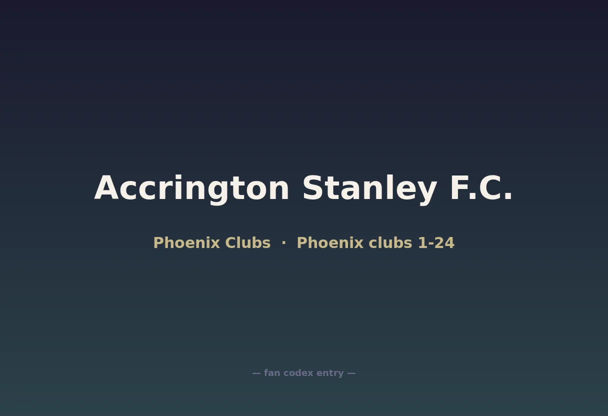 Accrington Stanley F.C.