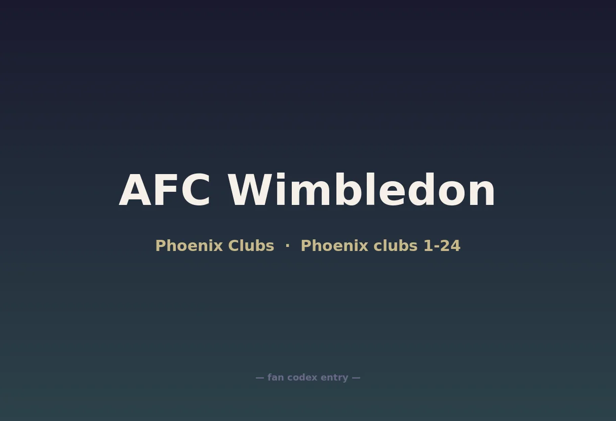 AFC Wimbledon